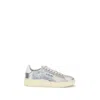 Autry "dallas Low Sparkling" Sneaker In Silver