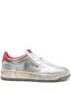 Autry Super Vintage Low Sneaker In Silver