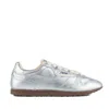 Autry Windspin Low Sneakers In Platinum Leather In Silver