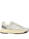 Autry Silver Leather Sneakers In Multi