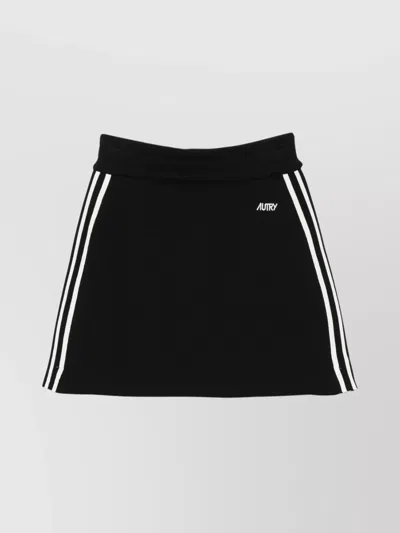 AUTRY SKIRT WITH BANDS ON THE SIDES