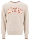Autry Melange Light Grey Cotton Main Wom Sweatshirt In Neutral