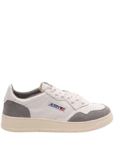 Autry Smooth And Suede Leather Sneakers In Multi