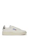 Autry Smooth Leather Sneakers With Cotton Laces In White