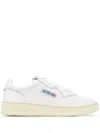Autry Smooth Leather White Trainers In White