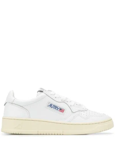 Autry Smooth Leather White Trainers