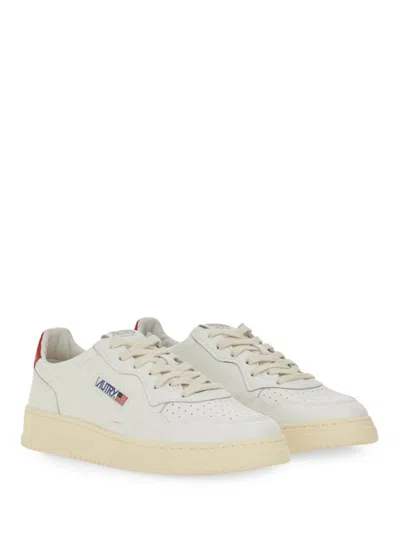 Autry Low-top Sneakers With Multicolor Logo In White