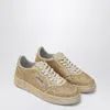 Autry Sneaker Medalist Crystals In Bronze In Brown