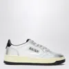 Autry Sneaker Medalist In Silver Leather