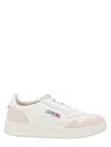 Autry Medalist Perforated Sneakers In White