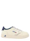Autry White Grained Leather Medalist Low Sneakers In Multi