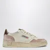 Autry Vintage Inspired Low-top Sneakers With Textured Accents In Brown