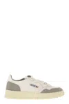 Autry Sneaker Medalist Low White Gray In Multi
