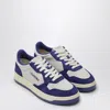 Autry Aged Effect Low Top Sneakers In Purple