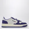 Autry Lily Suede Medalist Sneakers With Perforated Toe Box In Purple