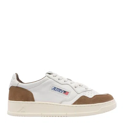 Autry Edalist Low Leather Sneakers In White