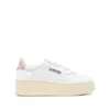 Autry Platform Low-top Sneakers With Platform Sole In White