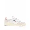 Autry Medalist Low-top Mixed Leather Sneakers