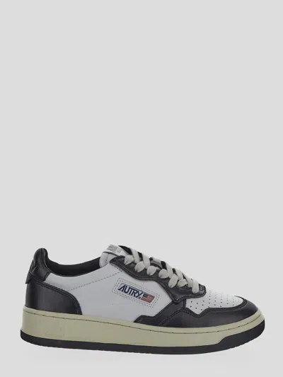 Autry Sneakers In White/black