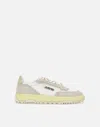 Autry Wildpace Low Sneakers In White Mesh And Suede