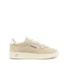 Autry Medalist Sneakers In White And Black With Suede