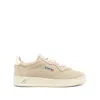 Autry Medalist Sneakers In White And Black With Suede