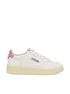 Autry Medalist Low Sneakers In White And Polignac Leather Shoes In White