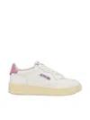 Autry Medalist Low Sneakers In White And Polignac Leather Shoes In White