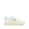 Autry Medalist Leather Low-top Sneakers In White