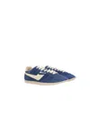 Autry Windspin Suede Sneakers With Contrast Panels In Blue