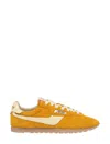 Autry 'windspin Low' Yellow Sneaker With Logo On The Side And On The Heel In Orange