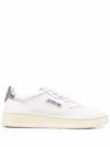 Autry Classic Low-top Sneakers With Logo Patches In White