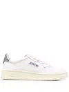 Autry Classic Low-top Sneakers With Logo Patches In White