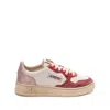 Autry Super Vintage Medalist Low Sneakers In Black