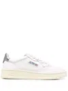Autry Classic Low-top Sneakers With Logo Patches In White