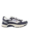Autry Hyperway Lowsuebic Mesh Spblu Silv Sneakers In Blue