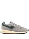 Autry Low-top Sneakers With Mesh Panels And Suede Overlays In Gray