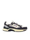 Autry Hyperway Lowsuebic Mesh Spblu Silv Sneakers In Blue