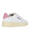 Autry Medalist Low Sneakers In White And Polignac Leather Shoes In White