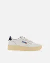Autry Medalist Low Suede Sneakers In White