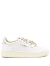 Autry White Sneakers With Perforated Toebox In White