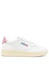 Autry Medalist Low Sneakers In White And Polignac Leather Shoes In White