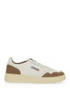 Autry Low Sneaker With Contrast Panels And Perforated Detailing