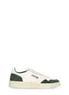 Autry Medalist Low White Leather And Suede Bottle Sneakers In White