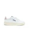 Autry Low-top White Sneakers With Retro-inspired Design In White
