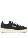Autry Dallas Low Sue Stars Black Sneakers Sneakers