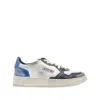 Autry Colorblock Low-top Sneakers With Lace-up Front And Signature Details In Gray