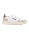 Autry Leather And Suede Medalist Low Sneakers