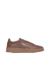 Autry Brown Leather Medalist Sneakers In Brown