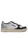 Autry Sup Vint Low Vintage-inspired Low-top Sneakers In White